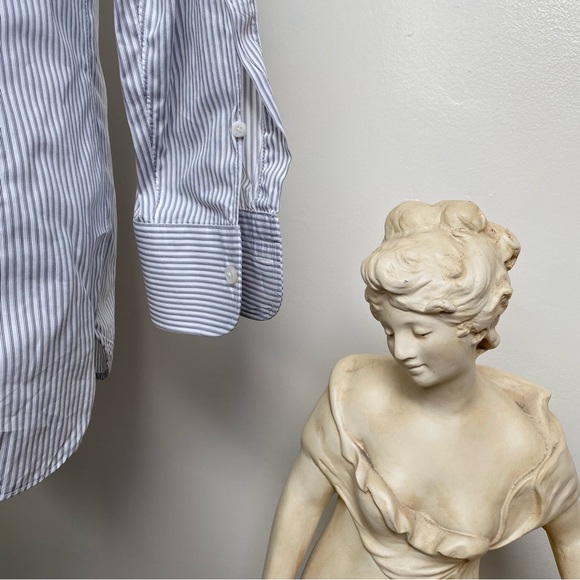 Ermenegildo Zegna Pinstripe Button Down Shirt - Picture 12 of 15